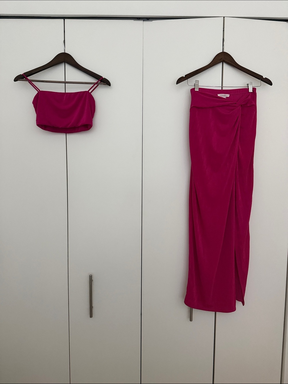 12th Tribe Fuchsia Skirt and Top Matching Set